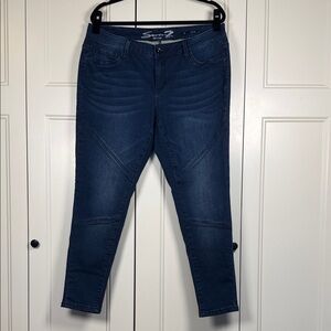 Seven7 Women's Dark Blue Skinny Jeans